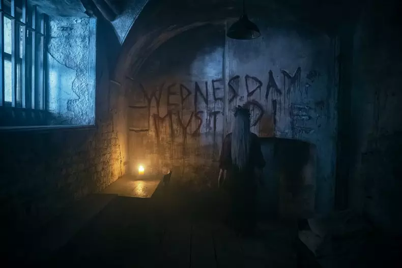 Wednesday. Episode 208 of Wednesday. Cr. Helen Sloan/Netflix © 2025