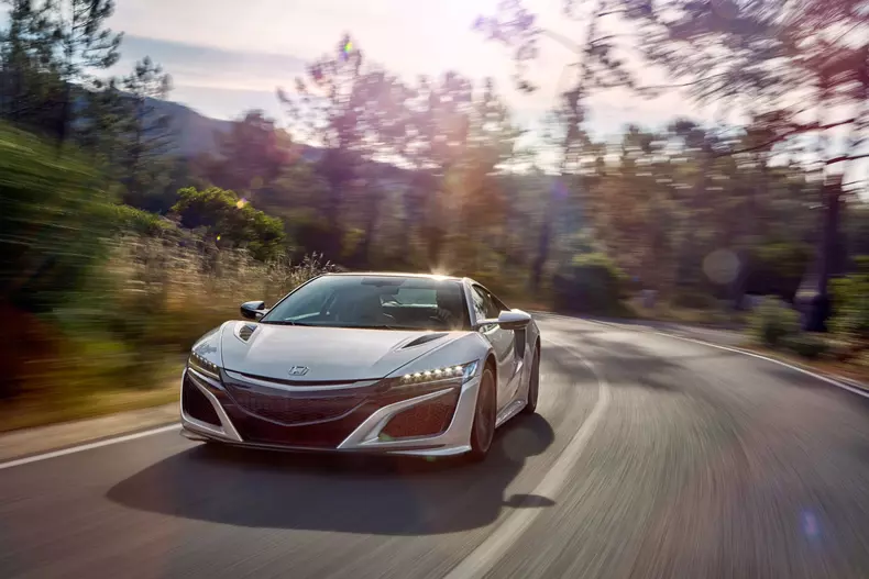 HONDA NSX SILVER METALLIC