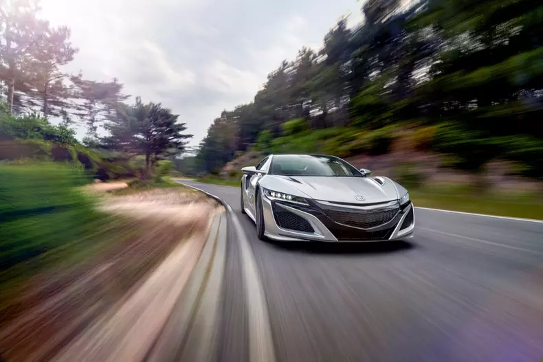 HONDA NSX SILVER METALLIC