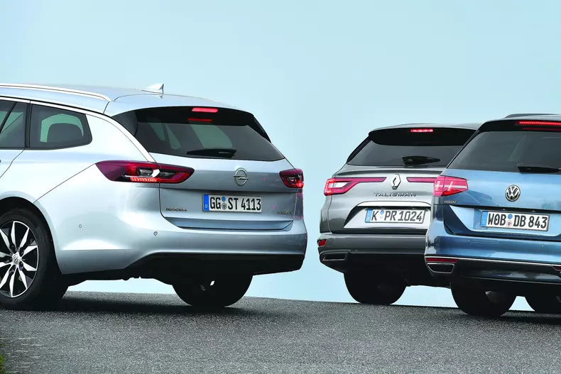 Opel Insignia, Renault Talisman, VW Passat Kombis