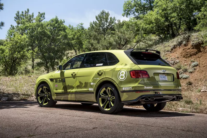 Bentley Pikes Peak Bentayga, June 2018Photo: James Lipman / jameslipman.com