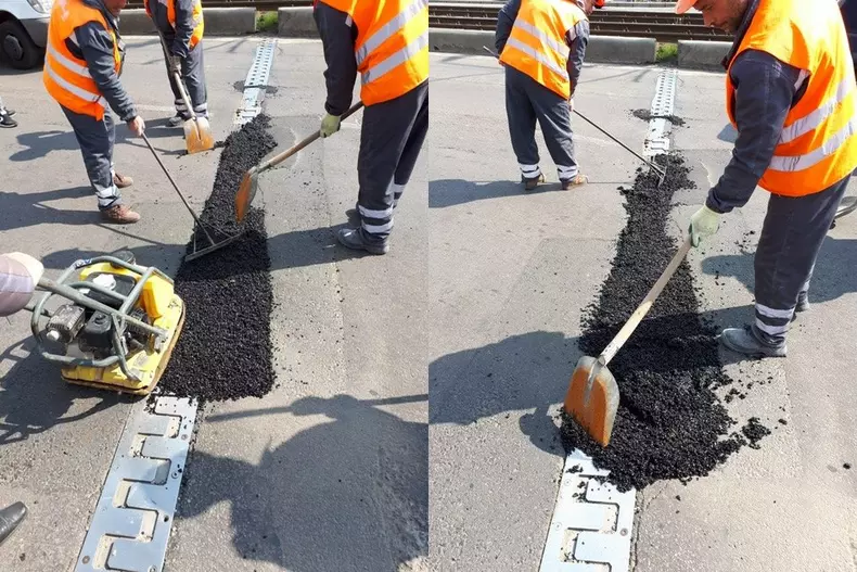 Podul Grant asfalt rosturi de dilatatie