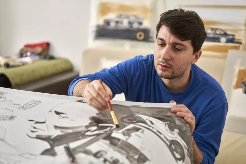 making of proiect de arta MINI semnat Adrian Mitu foto Radu Chindris 17