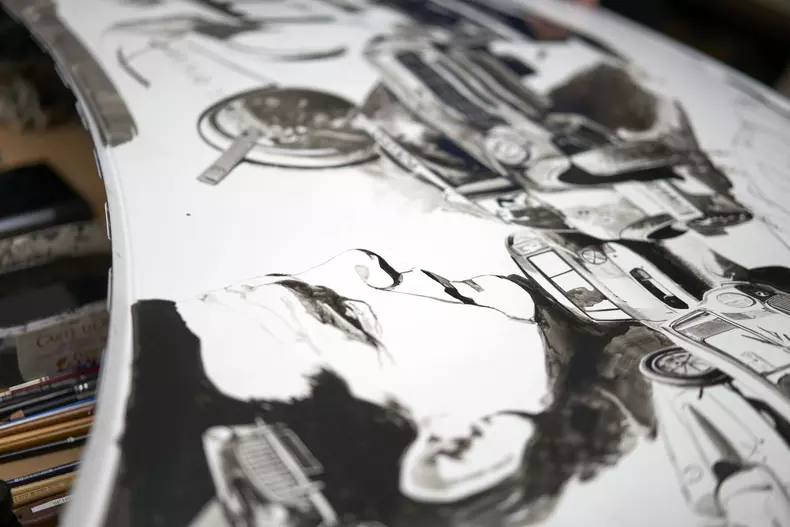 making of proiect de arta MINI semnat Adrian Mitu foto Radu Chindris 23