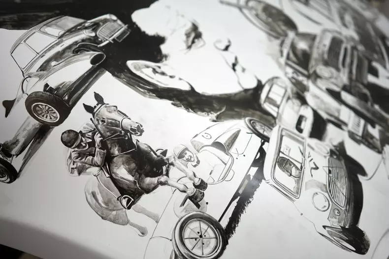 making of proiect de arta MINI semnat Adrian Mitu foto Radu Chindris 30