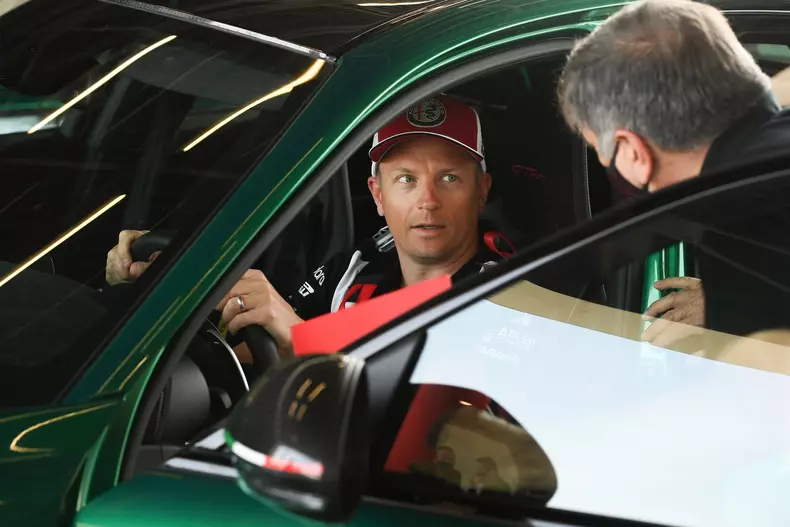 Kimi Räikkönen Alfa Romeo Giulia GTAm2