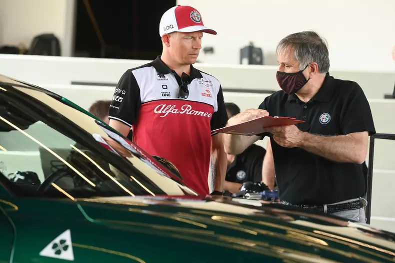 Kimi Räikkönen Alfa Romeo Giulia GTAm3