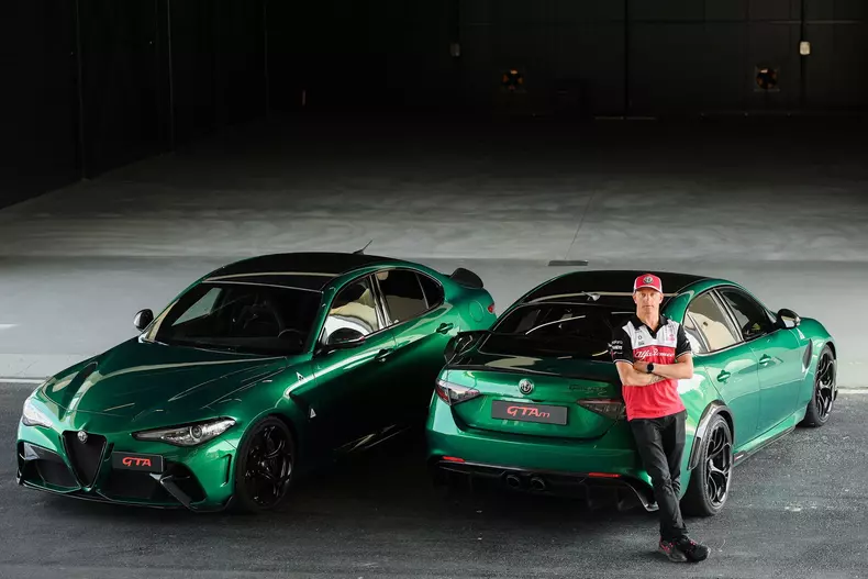 Kimi Räikkönen Alfa Romeo Giulia GTAm4