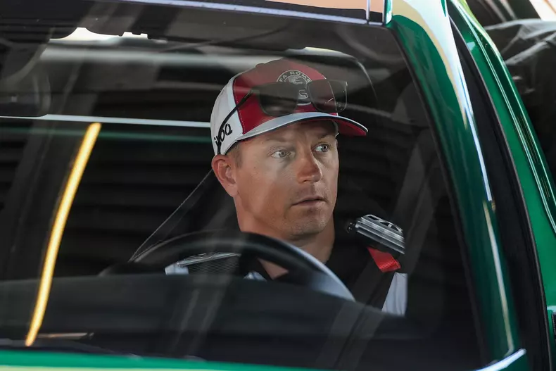Kimi Räikkönen Alfa Romeo Giulia GTAm7