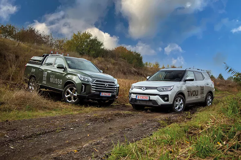 Ssangyong Tivoli si Musso Grand