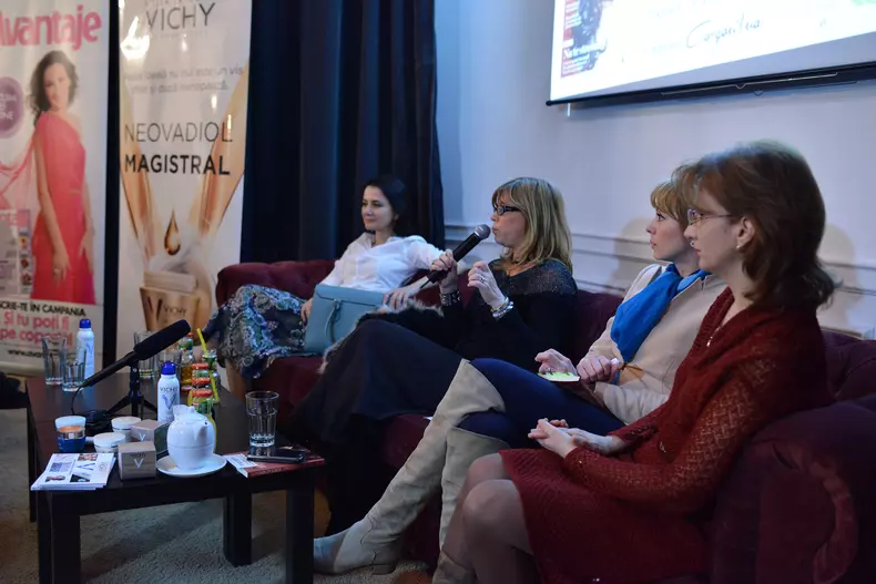 Iuliana Alexa, redactor sef Psychologies, Dr. Roxana Dumitrescu, Psiholog Lorena Luchian, redactor sef Avantaje Daniela Palade Teodorescu