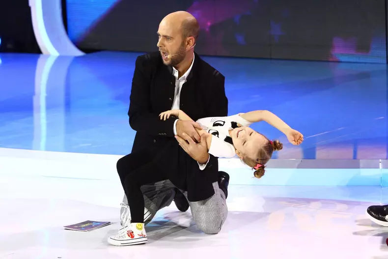 Radu Sîrbu si fiica lui