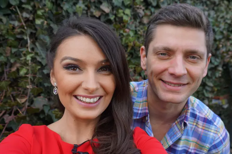 Olivia Păunescu și Valentin Butnaru