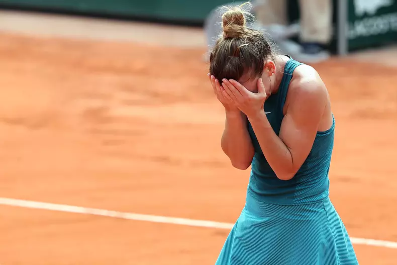 Simona Halep, gagnante des Internationaux de France de Tennis de Roland Garros à Paris