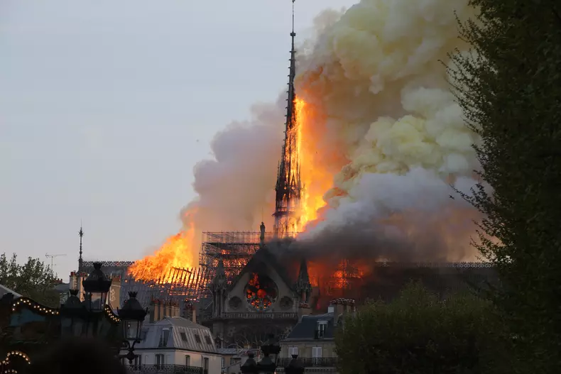 Incendiu la catedrala Notre-Dame din Paris