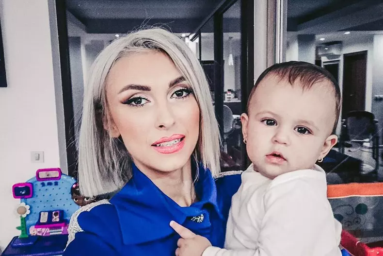 Andreea Bălan și fiica ei Clara Maria