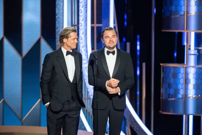 Leonardo DiCaprio și Brad Pitt