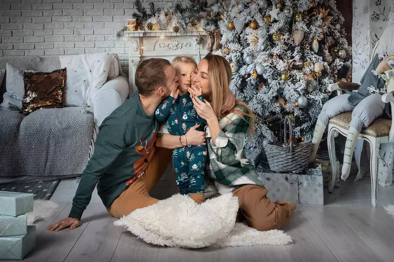 Flavia Mihășan, Marius Moldovan și fiul lor Carol