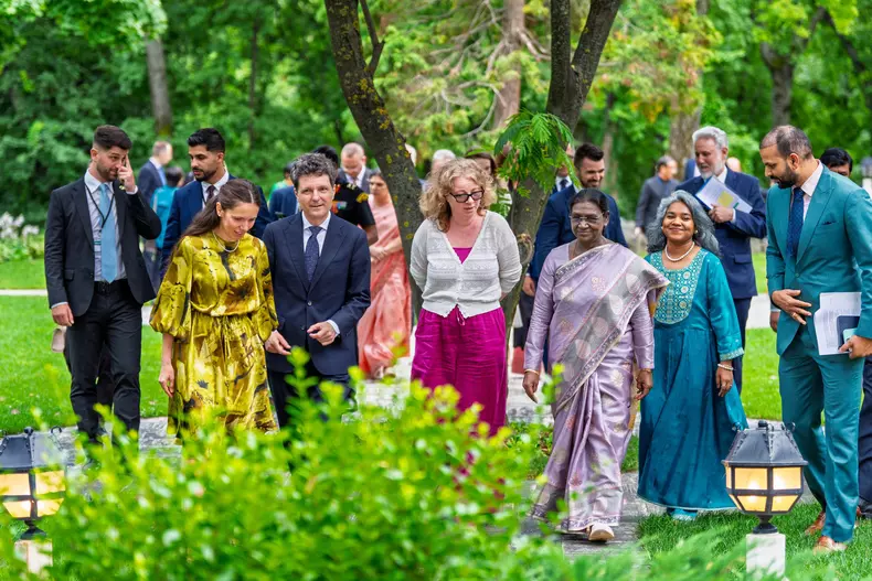 Mirabela Gradinaru vizita presedintei din India 4