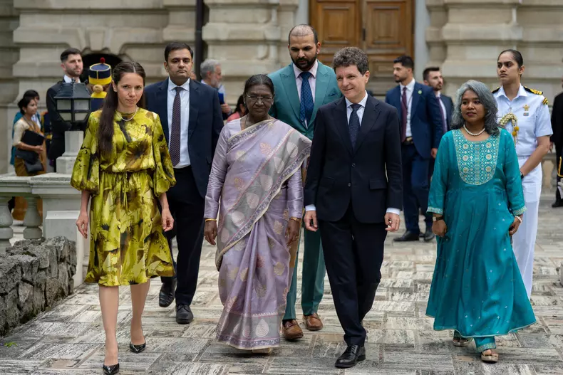 Mirabela Gradinaru vizita presedintei din India 6