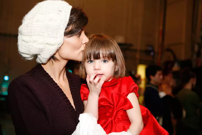 Katie Holmes And Daughter Suri Visit "The Nutcracker"