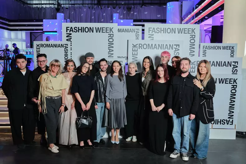Mirabela Gradinaru alaturi de designerii Romanian Fashion Week_8 oct 2026