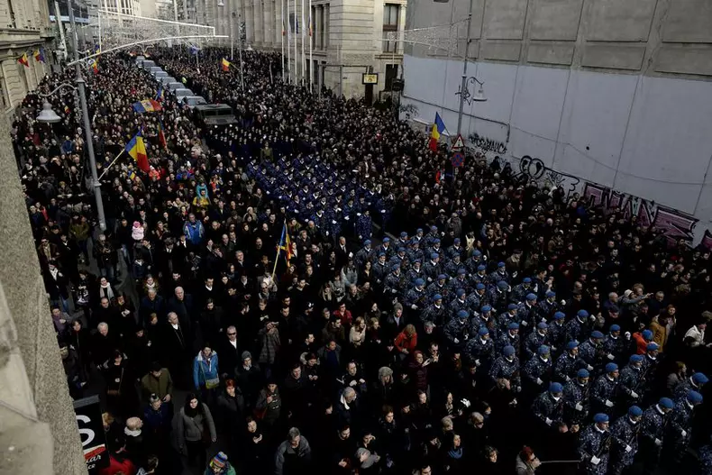 Imagini impresionante de la funeraliile Regelui Mihai I