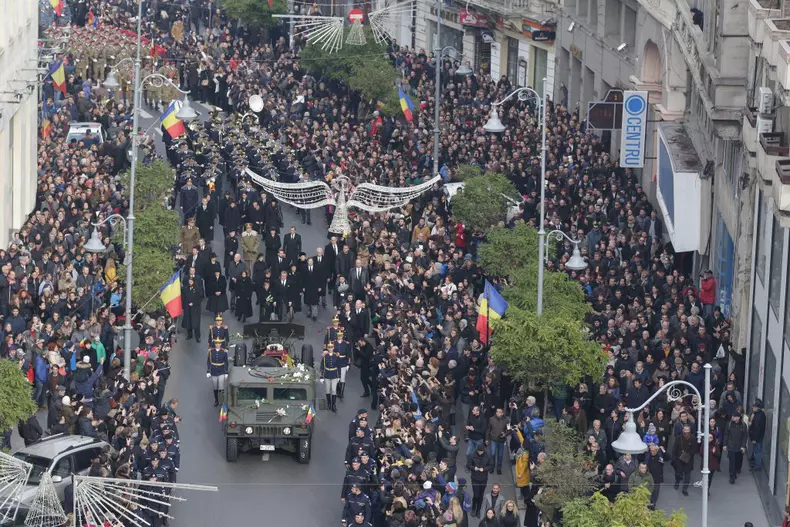 Imagini impresionante de la funeraliile Regelui Mihai I