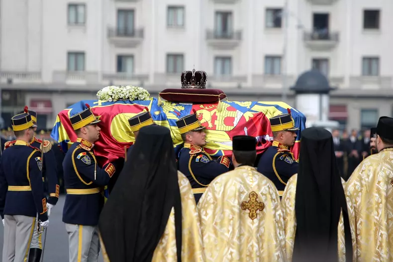 Imagini impresionante de la funeraliile Regelui Mihai I