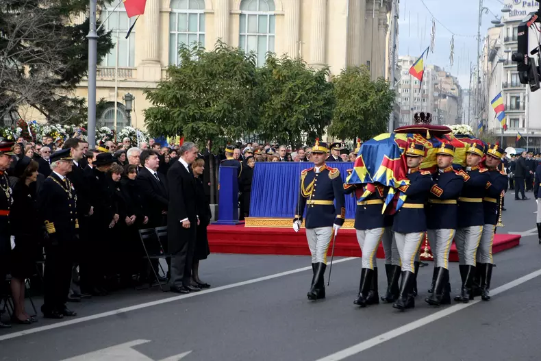 Imagini impresionante de la funeraliile Regelui Mihai I