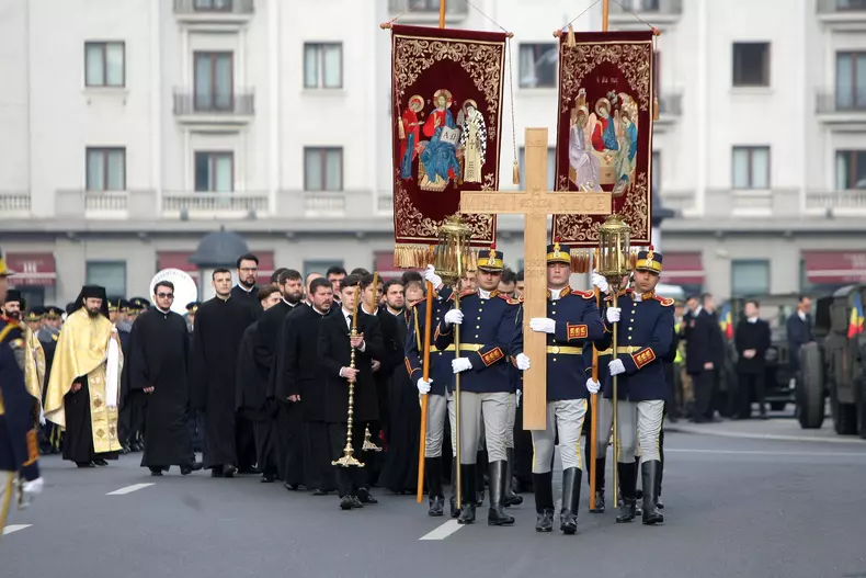 Imagini impresionante de la funeraliile Regelui Mihai I