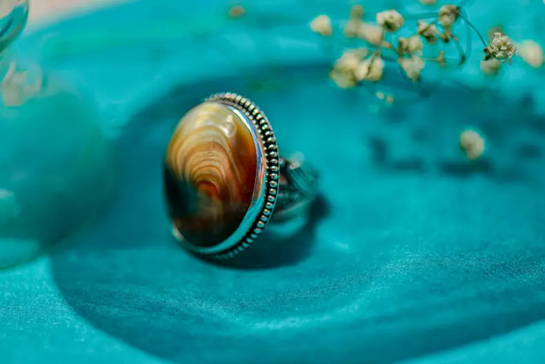 1-Accent Bijuterii - Inel din argint cu scoică ci9833