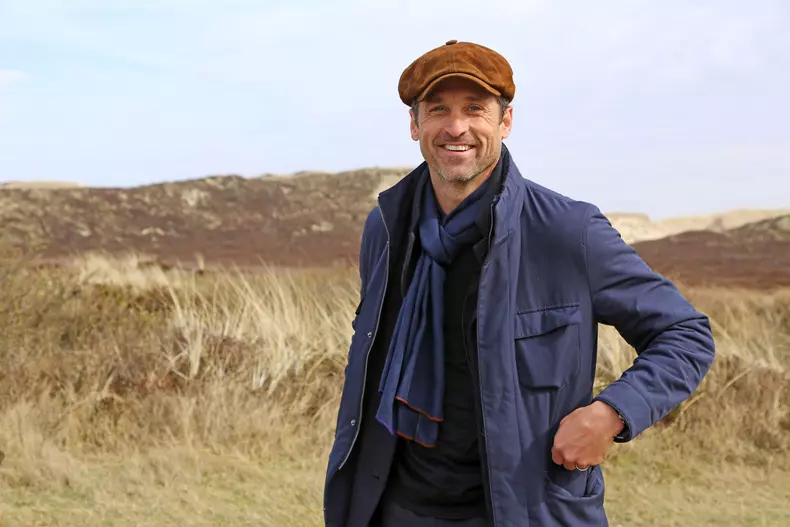 Hollywood auf Sylt / Patrick_Dempsey attends opening of Porsche branch on North German island Sylt