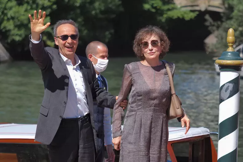Roberto Benigni si Nicoletta Baraschi