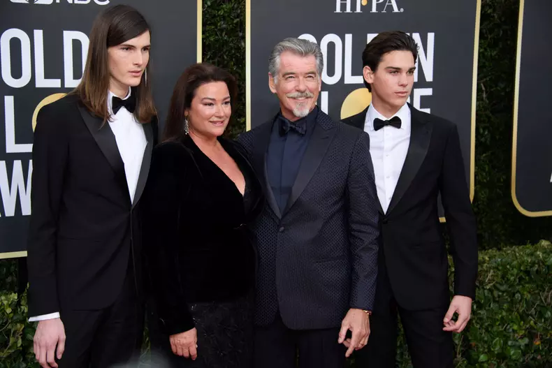 Pierce Brosnan și familia