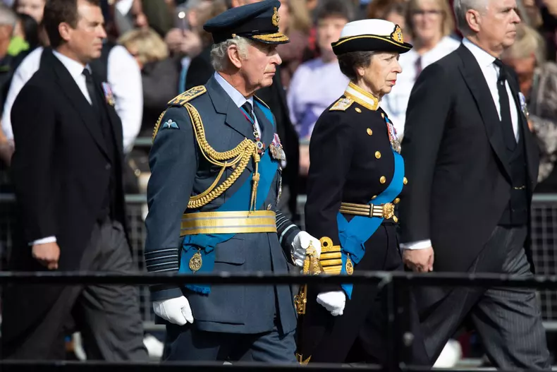 Queen Elizabeth II procession for Lying-in State - London