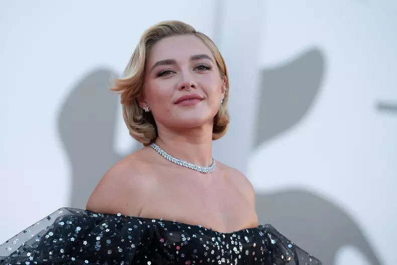 Venice - Florence Pugh Attends Don't Worry Darling Premiere
