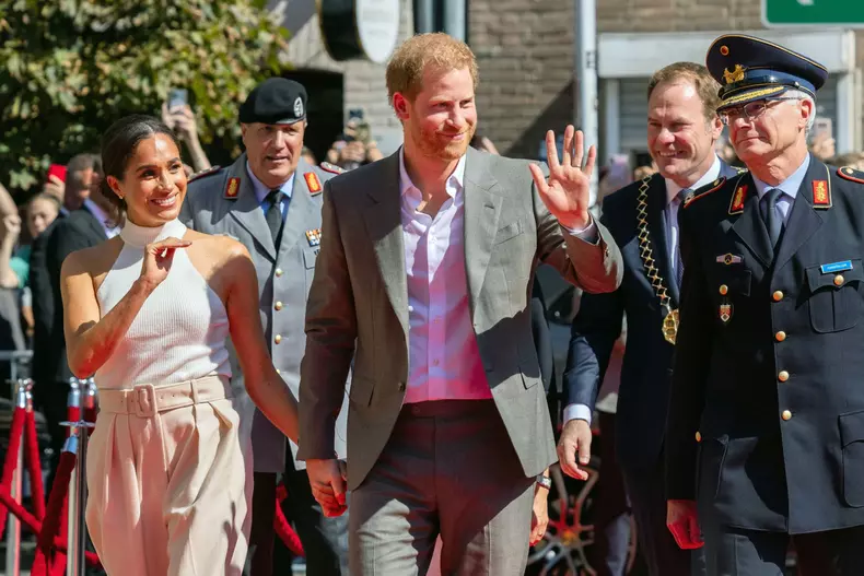 Prince Harry visits Duesseldorf