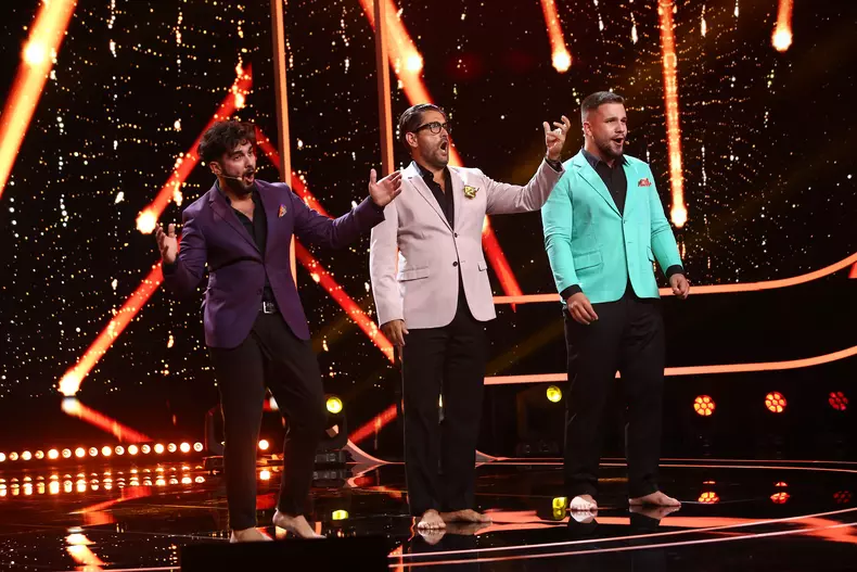 Cezar Ouatu, moment de excepție la iUmor 2023. Artistul e membru în prima trupă de stand-up comedy muzical, The Free Tenors