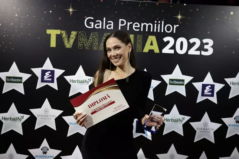 Irina Fodor, la Premiile TVmania 2023 (3)