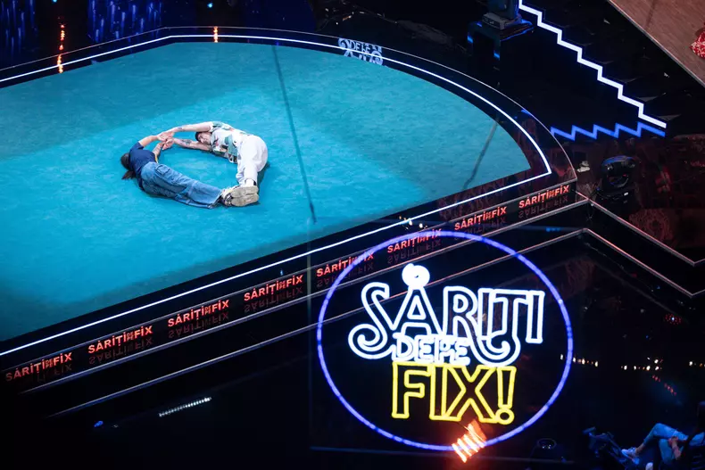 Antonia și Alex Velea, invitați la Săriți de pe fix  (1)