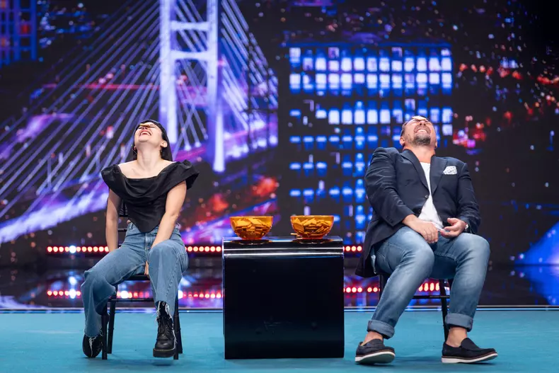 Irina Rimes și Horia Brenciu, invitați speciali la Săriți de pe fix!, 2 noiembrie 2023. Primele imagini