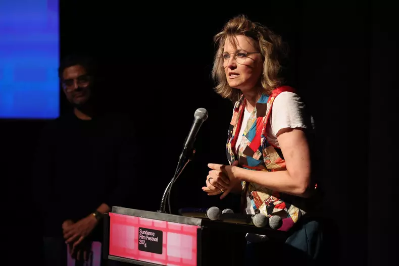 'Never Look Away' screening, Sundance Film Festival, Park City, Utah, USA - 18 Jan 2024