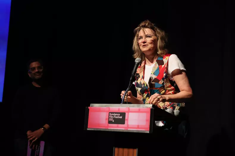 'Never Look Away' screening, Sundance Film Festival, Park City, Utah, USA - 18 Jan 2024