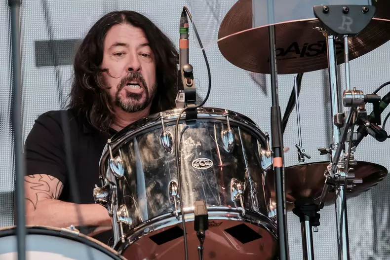 David Eric Grohl performs at Glastonbury Festival of the Performing Arts in Pilton - 24 Jun 2023