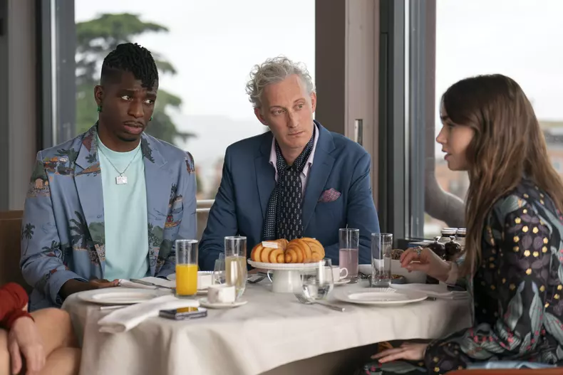 Samuel Arnold, Bruno Gouery și Lily Collins