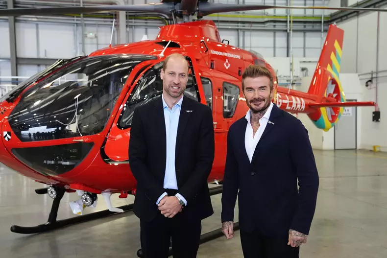 David Beckham, prieten bun cu Prințul William 
