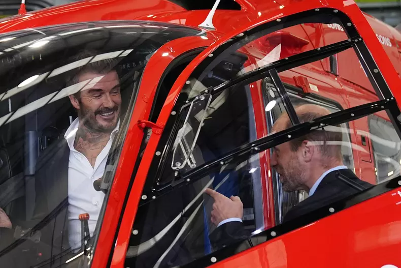 David Beckham, prieten bun cu Prințul William 