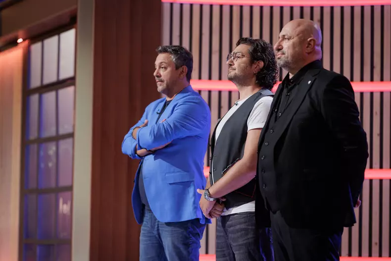 Sorin Bontea, Florin Dumitrescu si Catalin Scarlatescu - MasterChef Romania