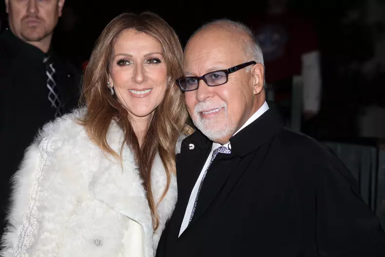 Celine Dion And Rene Angelil Visits Vivement Dimanche TV Show - Paris